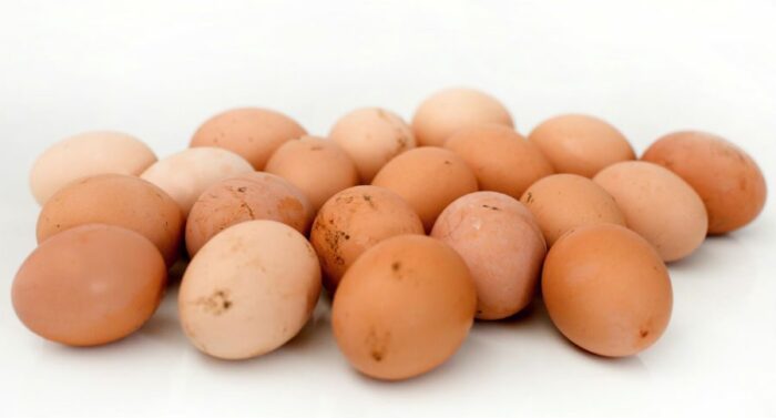Курячі яйця з брудною шкаралупою
