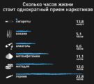 Сколько часов жизни отнимают вредные привычки 