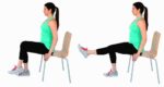 Упражнение «шагание на стуле» 