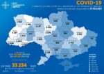Карта заболеваемости коронавирусом в Украине на 17 июня 