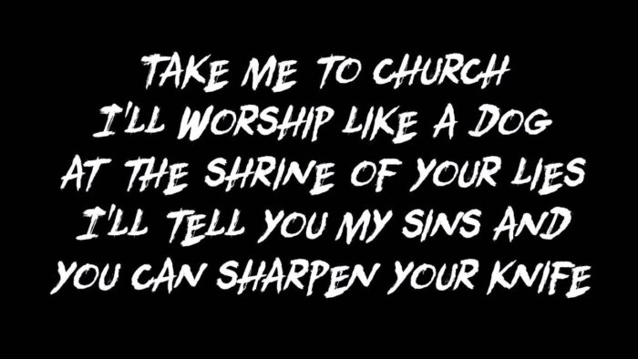 Пісня "Take me to church"