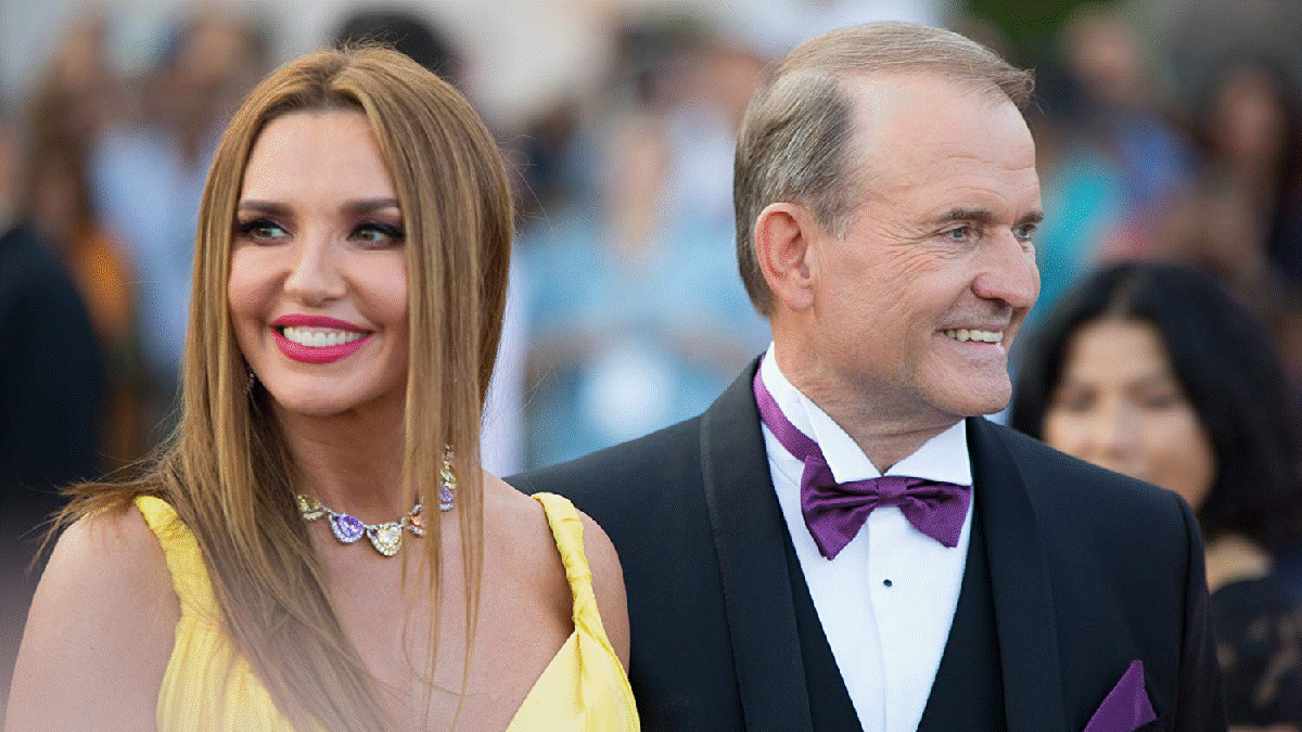 Оксана Марченко з чоловіком