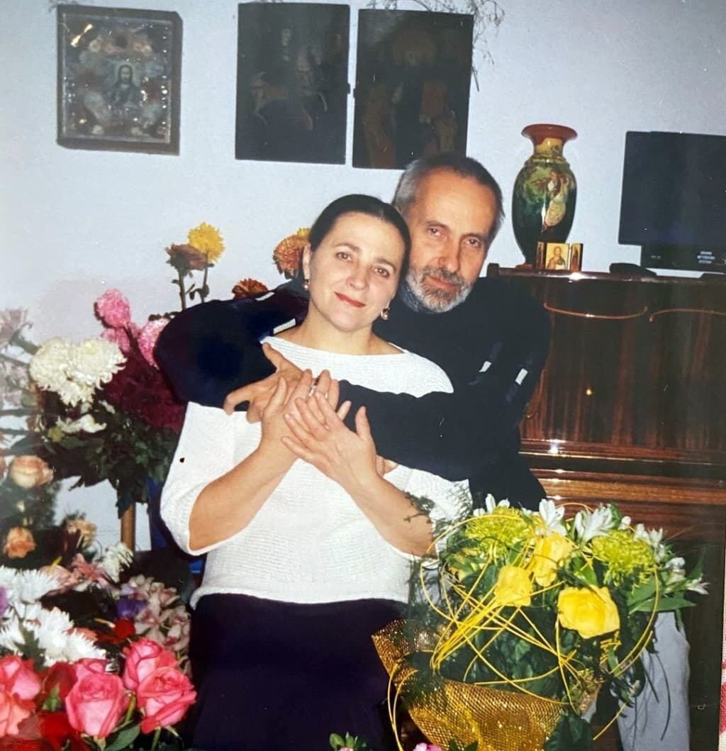 Ніна Матвієнко зі своїм колишнім чоловіком