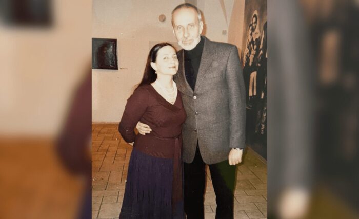 Ніна Матвієнко зі своїм чоловіком Петром Гончаром