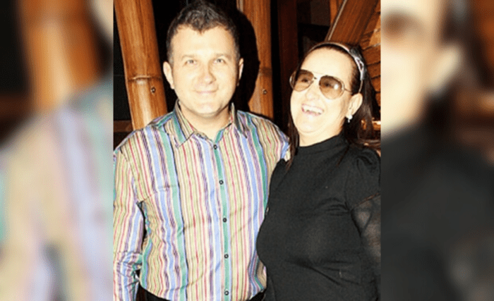 Юрій Горбунов зі своєю першою дружиною Людмилою