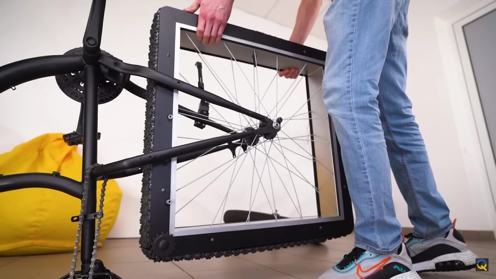 Який велосипед краще: з квадратними чи круглими колесами