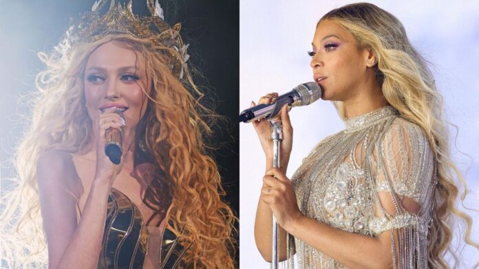 Оля Полякова показала, що спільного між нею та Бейонсе Оля Полякова показала, що спільного між нею та Бейонсе