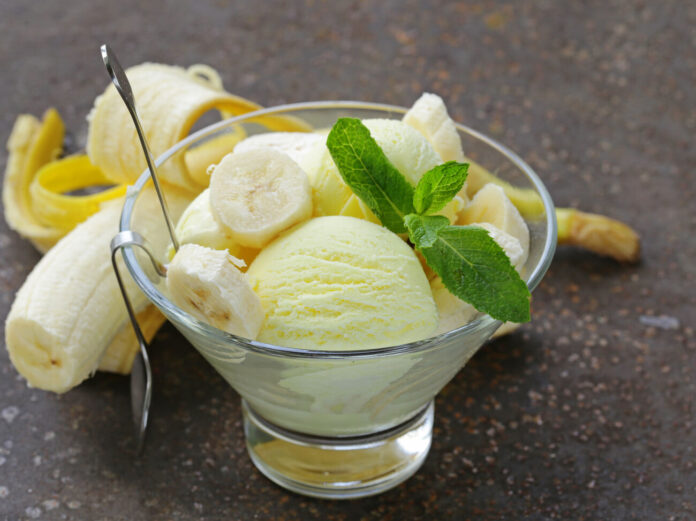 Рецепт смачного бананового морозива