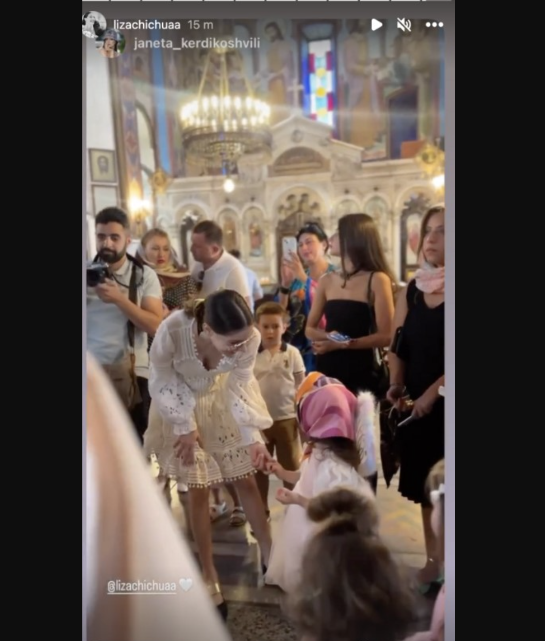 Іраклі Макацарія показав фото з церемонії хрещення сина