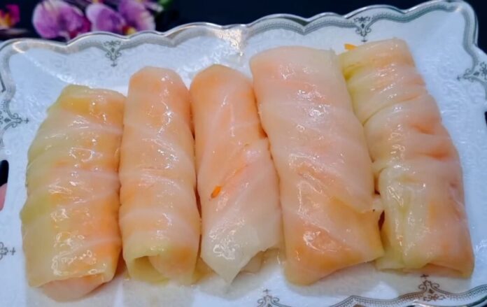 Рецепт капустяних рулетиків з морквою Рецепт капустяних рулетиків з морквою