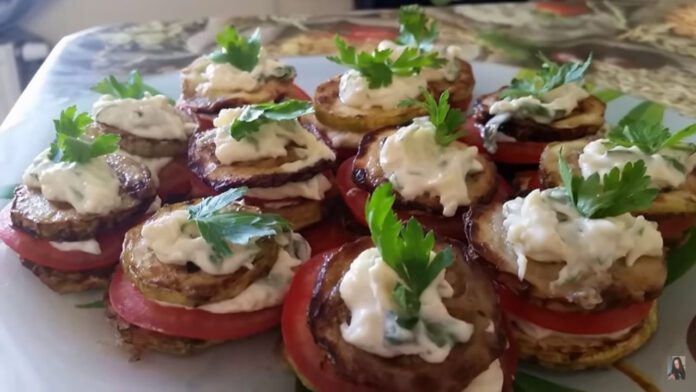 Як приготувати найсмачнішу закуску з помідорів та кабачків Як приготувати найсмачнішу закуску з помідорів та кабачків