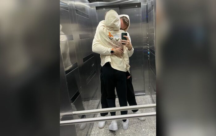 Іраклі Макацарія показав ранкову романтику у ліфті зі своєю молодою дружиною