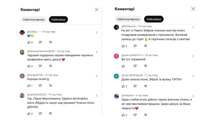 Шанувальники відреагували на нову пісню Павла Зіброва