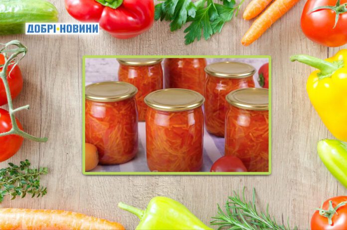 Морква в томатному соусі - чудова закуска для багатьох страв