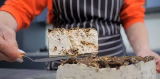 Сирно-вівсяний торт без випічки та борошна