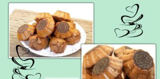 Шоколадні кекси з печивом 