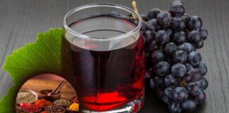 Готуємо смачний напій із виноградного соку та спецій 