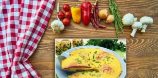 Новий смак осені на вашій кухні: омлет із картоплею, ковбасою та сиром