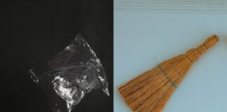 Лайфхак: як прибрати сміття за допомогою пакета і віника