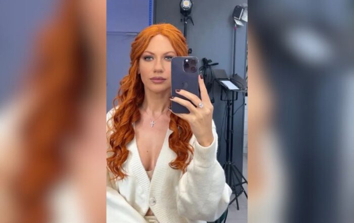 Як виглядає відома українська ведуча Леся Нікітюк із рудим кольором волосся