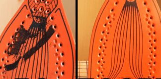 Як видалили пригорілу тканину з праски