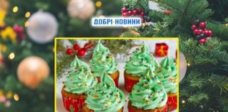 Новорічна атмосфера починається зі столу: капкейки 