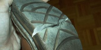 Ремонт взуття, що тріснуло, в домашніх умовах