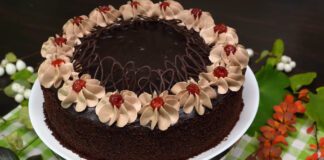 Найкращий рецепт торта П'яна вишня