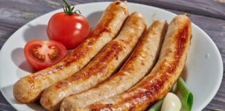 Рецепт домашніх ковбасок із салом