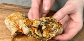 Смачні рулети з грибами та м'ясом