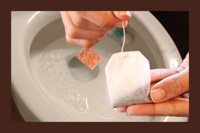 Чайний пакетик допоможе під час прибирання вбиральні