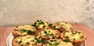 Рецепт тарталеток із грибами