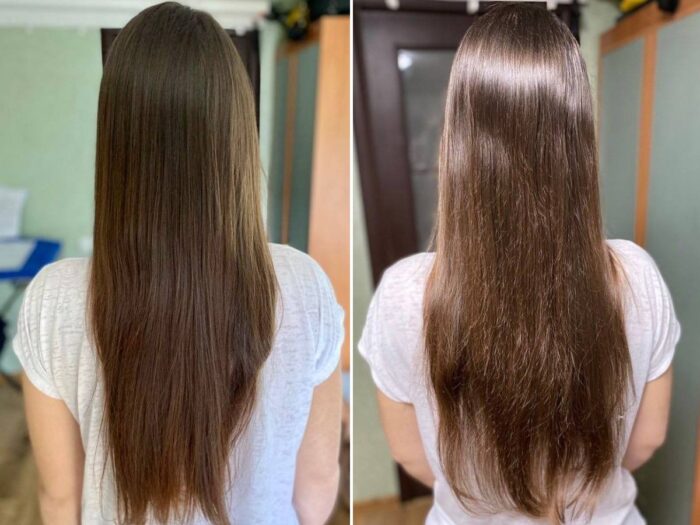 Волосся до та після секретів догляду від Лени Барлі