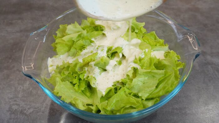 Пісний салат Цезар: покроковий рецепт