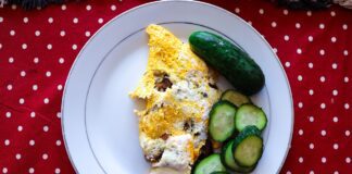 Рецепт омлету з овочами в мікрохвильовій печі