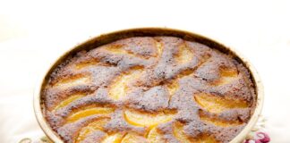 Рецепт смачної запіканки з персиків