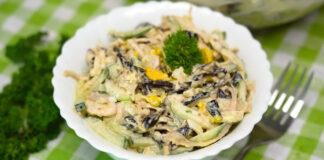 Ніжний салат Фея з 4 інгредієнтів