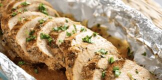 Рецепт свинячої вирізки в шубці