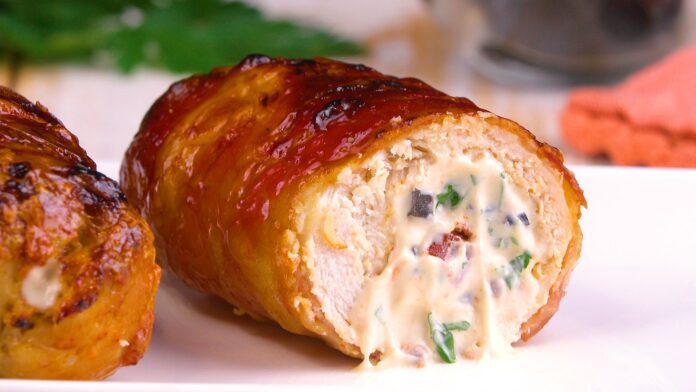 Рецепт курячих рулетиків із сиром Рецепт курячих рулетиків із сиром