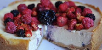 Рецепт ягідного чизкейка