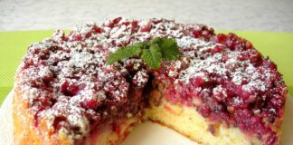 Рецепт пирога з журавлиною