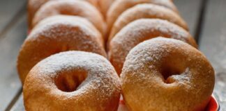 Рецепт м'яких пончиків без начинки