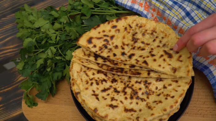 Ліниві хачапурі на кефірі з сиром