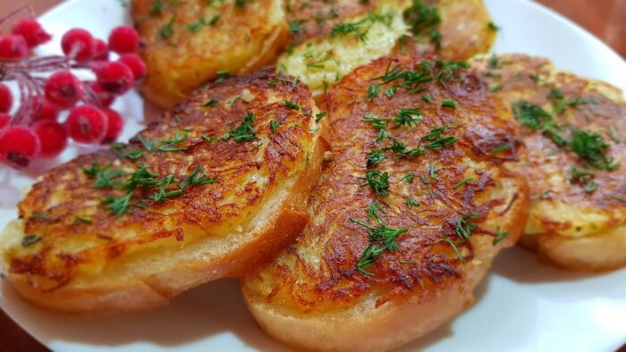 Швидкий рецепт гарячих бутербродів з картоплею