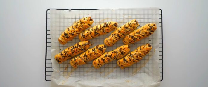 Пиріжки Колоски без яєць та дріжджів Пиріжки Колоски без яєць та дріжджів