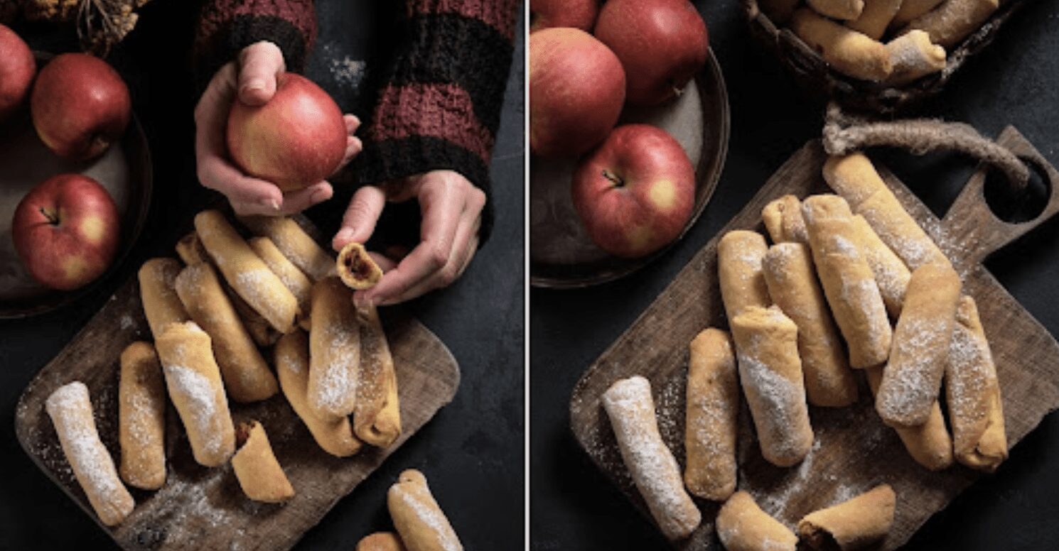 Рецепт смачних яблучних трубочок