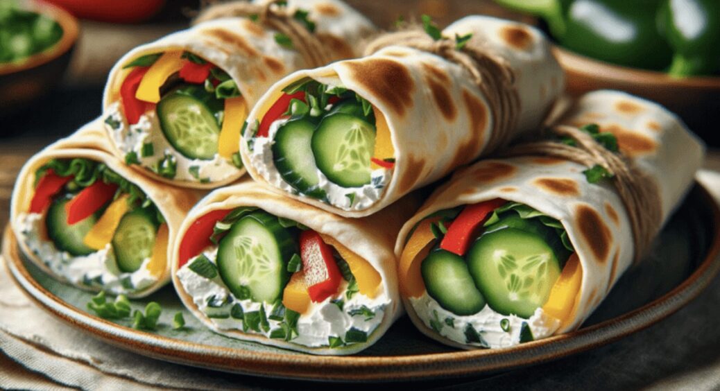 Найкращий сніданок із простих інгредієнтів: вам знадобиться лише лаваш, крем-сир та будь-які овочі 