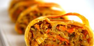 Як приготувати штрудель з капустою