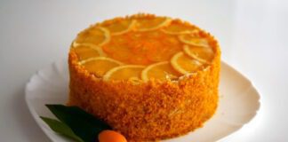 Апельсиновий торт: рецепт