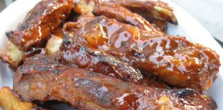 Рецепт смачних свинячих ребер в духовці 